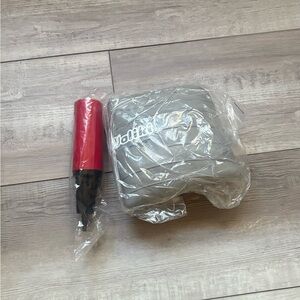 Silver Ball Chair with Pump